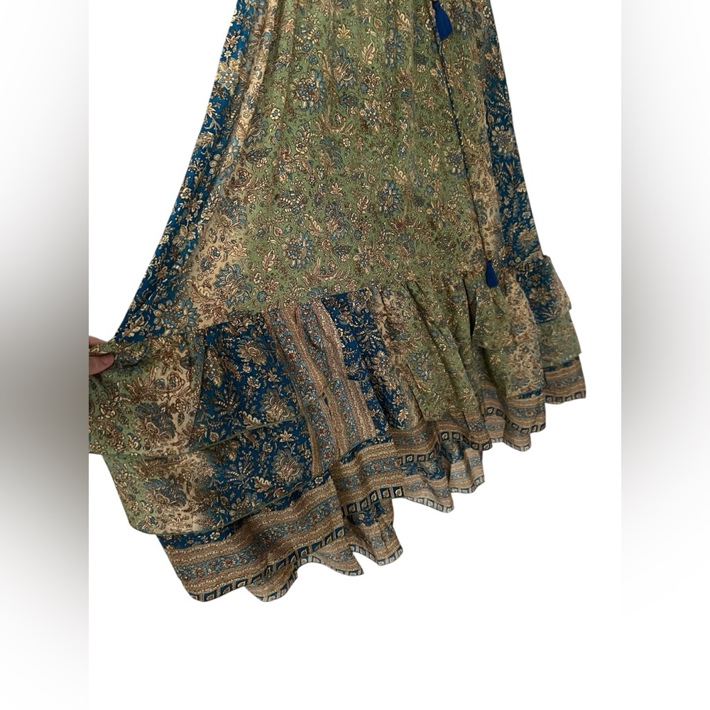 RAGA Blue and Green Maxi Dress - Picture 6 of 10